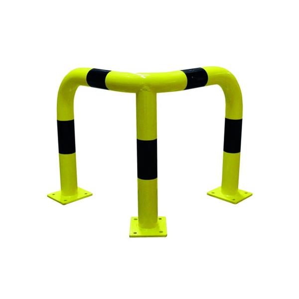 BARRERA DE PROTECCI&Oacute;N AMARILLO/NEGRO &Oslash; 76 MM 600X600X600 MM
