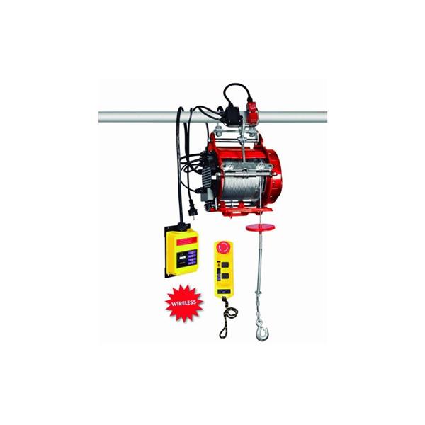 POLIPASTO ELECTRICO DE CABLE CONTROL REMOTO 400/800 KG 30 MTS