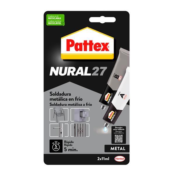 NURAL 27 SOLDADURA METAL FRIO RAPIDA 22ML