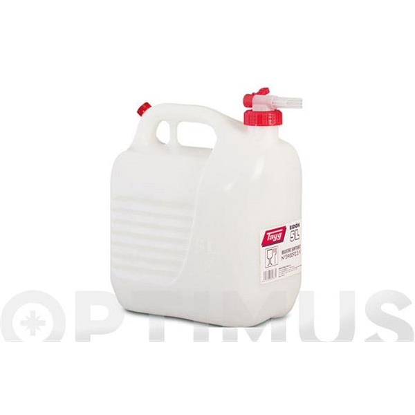 BIDON CON GRIFO USO ALIMENTARIO  5L