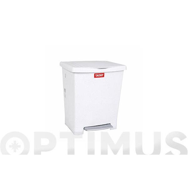 CUBO C/PEDAL 23L MILENIUM  BLANCO