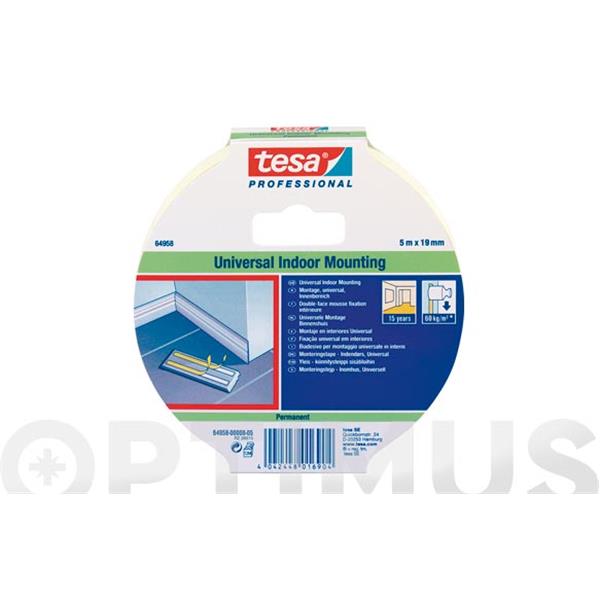 TESA CINTA DOBLE CARA X-STRONG 19 MM X 5 MTS