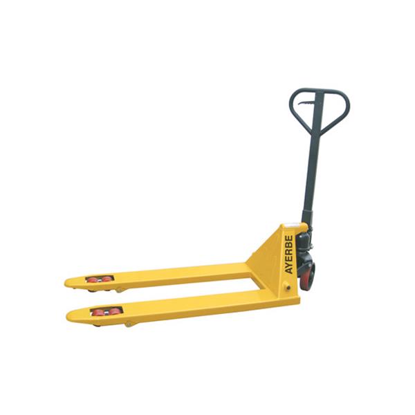 TRANSPALETA MANUAL 2500 KG RUEDAS POLIURETANO