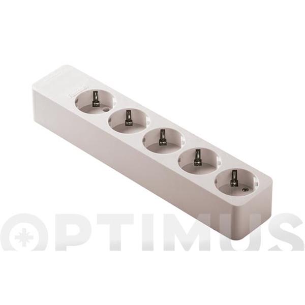 BASE MULTIPLE SIN INTERRUPTOR SIN CABLE 5 TOMAS