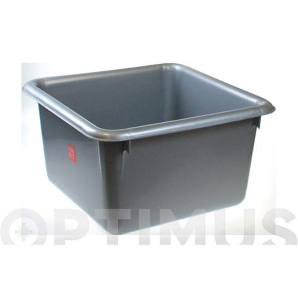 BARRE&Ntilde;O 10 L CUADRADO 30X17 CM PLATA