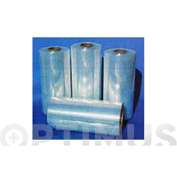 FILM EXTENSIBLE TRANSPARENTE (BOBINA MAQUINA AUTOMATICA) 23 MICRAS 50 CM 16 KG