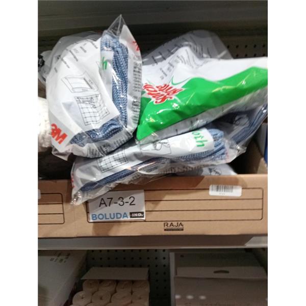 3M BAYETA MICROFIBRA 36X36CM X10UD AZUL-SB2 Scotch-Brite&trade; (PAQUETE 10 BAYETAS)