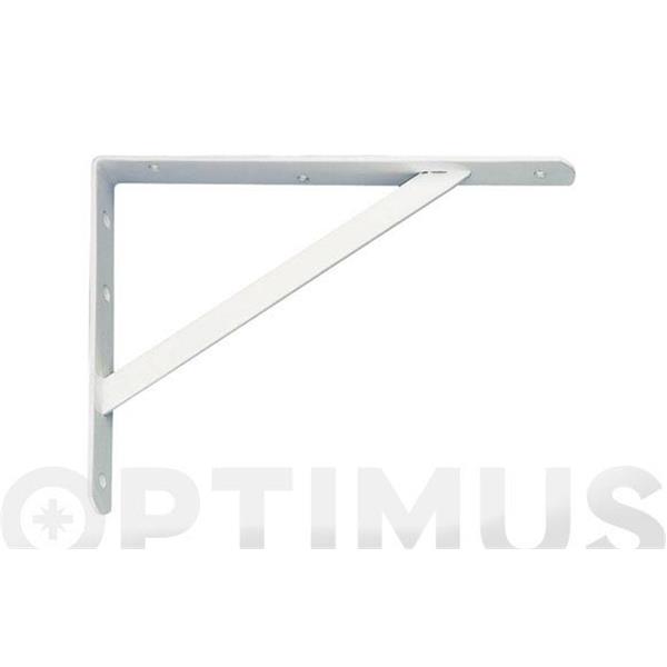 ESCUADRA SOPORTE REFORZADA MODELO 9 BLANCO 500 X 325 MM