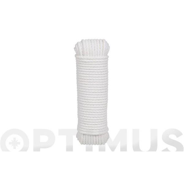 CORDON RIEL POLIETILENO STOR CON ALMA &Oslash; 3MM  25 MT BLANCO