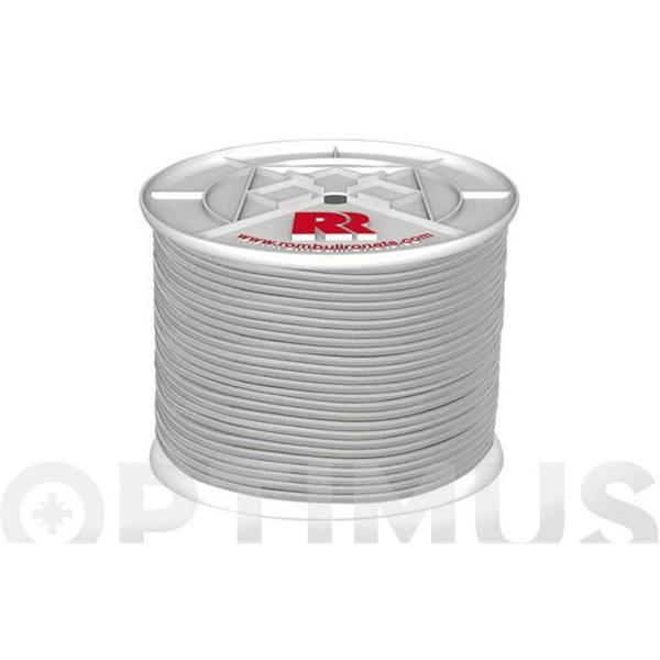 CUERDA ELASTICA POLIESTER/LATEX BLANCA &Oslash; 6 MM 200 MT