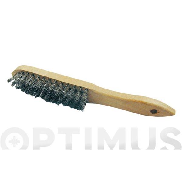 CEPILLO ACERO ONDULADO MANGO MADERA 0,30 5 HILERAS