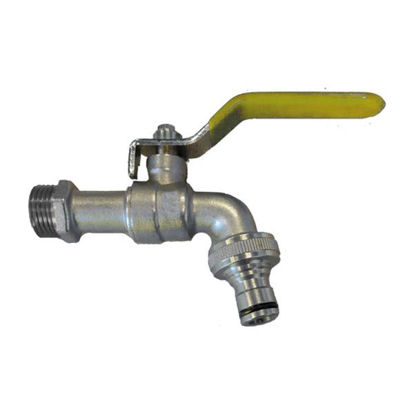 GRIFO ESFERA JARDIN 1/2 3/4 CONECTOR R&Aacute;PIDO