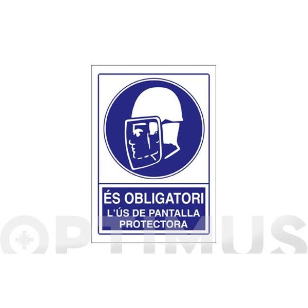 SE&Ntilde;AL OBLIGACION CATALAN 297X210 MM-OBLIGATORI PANTALLA PROTECTORA