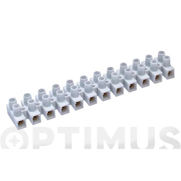 REGLETA CONEXION ELEC HOMOLOG. 10MM 57A BLANCO
