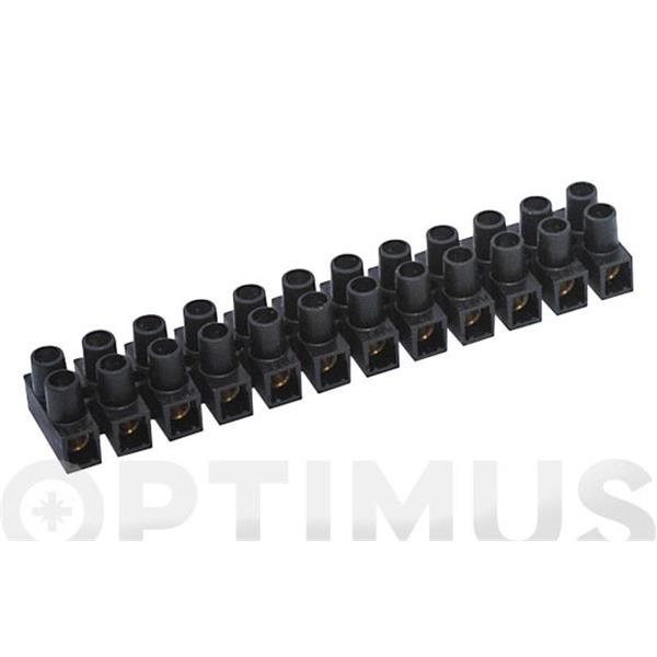 REGLETA CONEXION ELEC HOMOLOG. 2,5MM 24A NEGRO