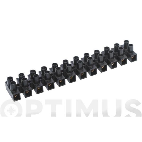 REGLETA CONEXION ELEC HOMOLOG. 10MM 57A NEGRA