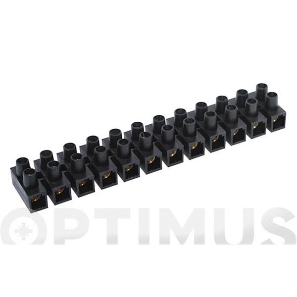 REGLETA CONEXION ELEC HOMOLOG. 16MM 76A NEGRA