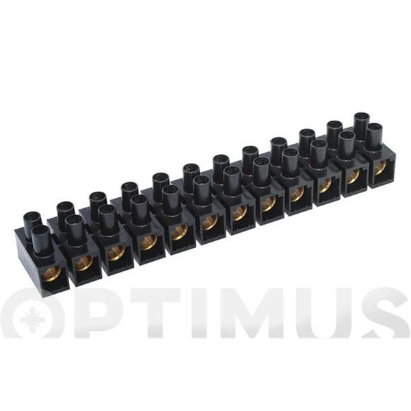 REGLETA CONEXION ELEC HOMOLOG. 25MM 125A NEGRA