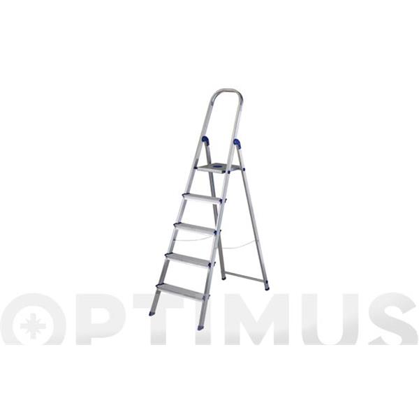 ESCALERA ALUMINIO PELDA&Ntilde;O ANCHO 5 PELD PLUS