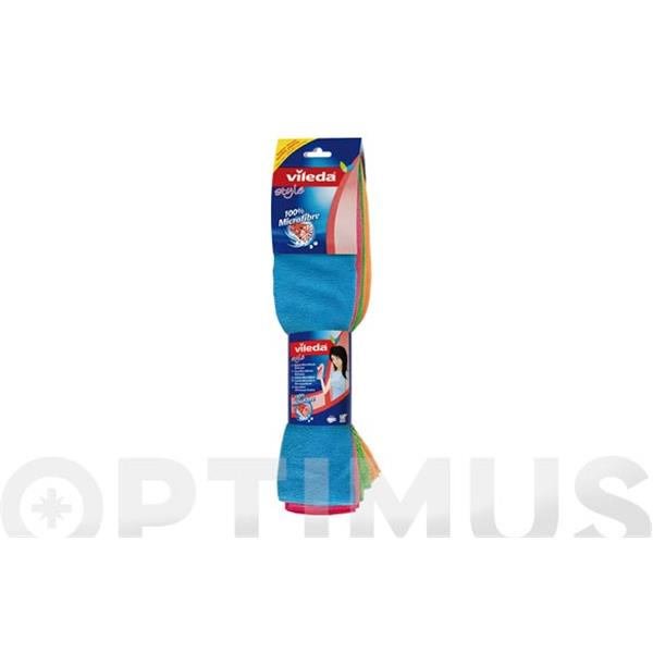 VILEDA BAYETA MICROFIBRA STYLE COLORS XL 4 UNIDADES