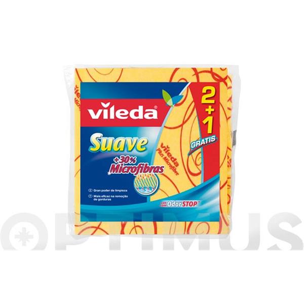 BAYETA SUAVE 2+1 30%MICROFIBRAS 142011