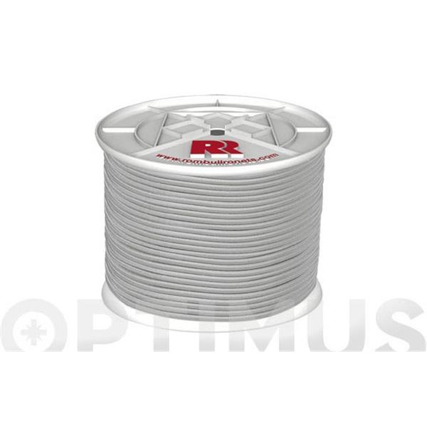 CUERDA ELASTICA POLIESTER/LATEX BLANCA &Oslash; 8 MM 100 MT