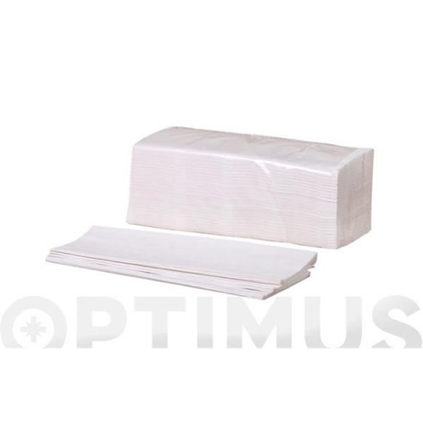 TOALLAS MANO PLEGADO V PAQUETE 196UNID (CAJA DE 20 PAQUETES) (1 CJ)