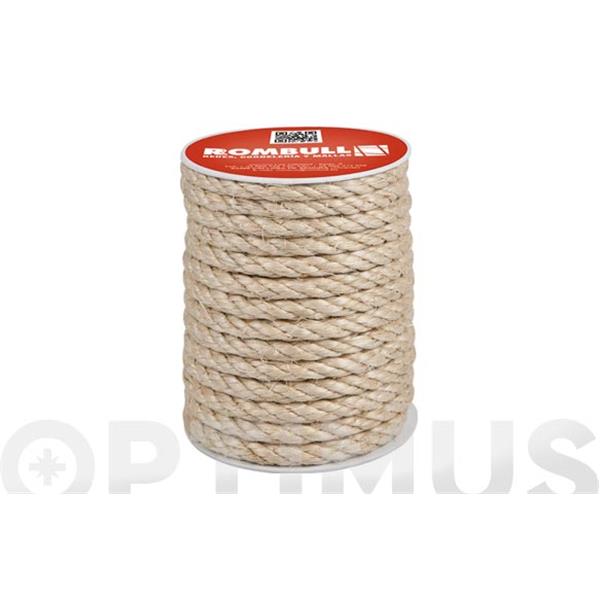 CUERDA SISAL CABLEADA 4C 10MM 25MT