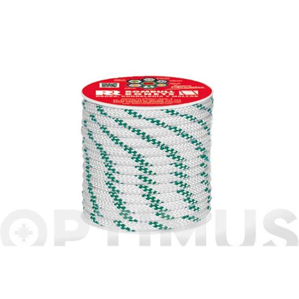 CUERDA POLIPROPILENO TRENZADA  8MM 15MT BLANCO