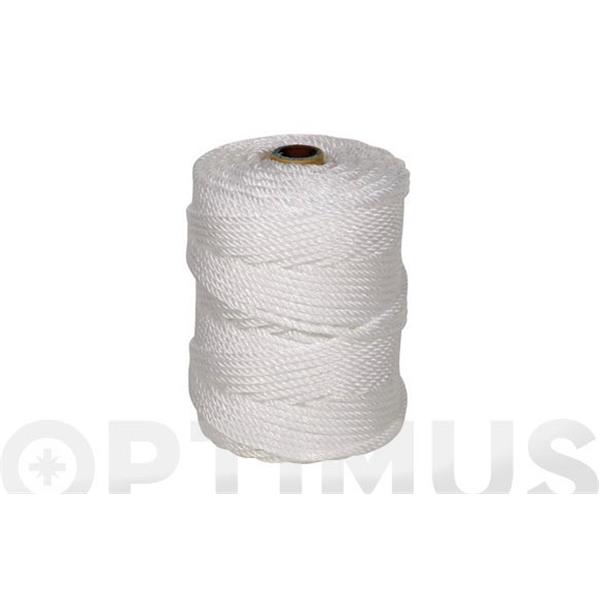 CUERDA POLIETILENO CABLEADA 4C 5 MM 100 MT BLANCO