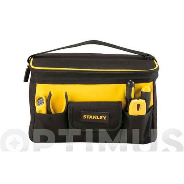BOLSA HERRAMIENTAS TAPA PLANA 230 X 340 X 250 MM NEGRA