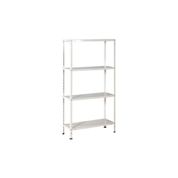 ESTANTERIA BRICOLAJE 73X30X144 BLANCA 50 KGS 4 4STANTES