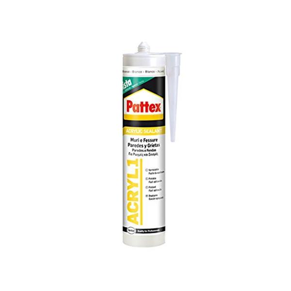SELLADOR ACR&Iacute;LICO JUNTAS PATTEX ACRYL 1 300 ML GRIS