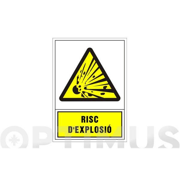 SE&Ntilde;AL ADVERTENCIA CATALAN 345X245 MM-RISC D'EXPLOSIO