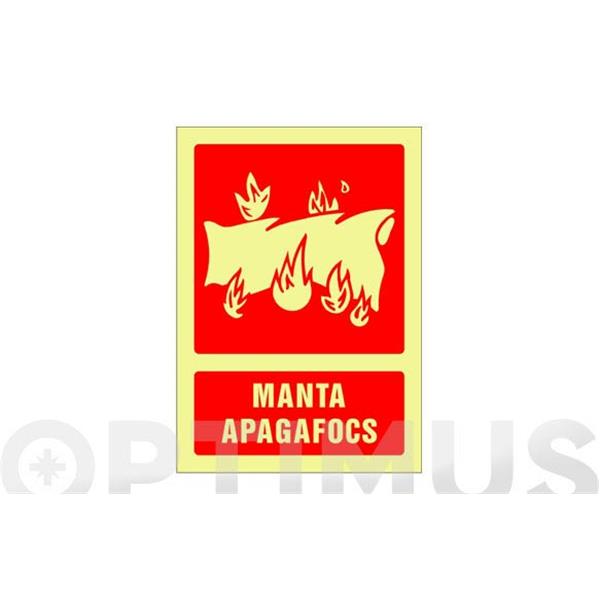 SE&Ntilde;AL CONTRA INCENDIO 297X210 MM-MANTA APAGAFOCS