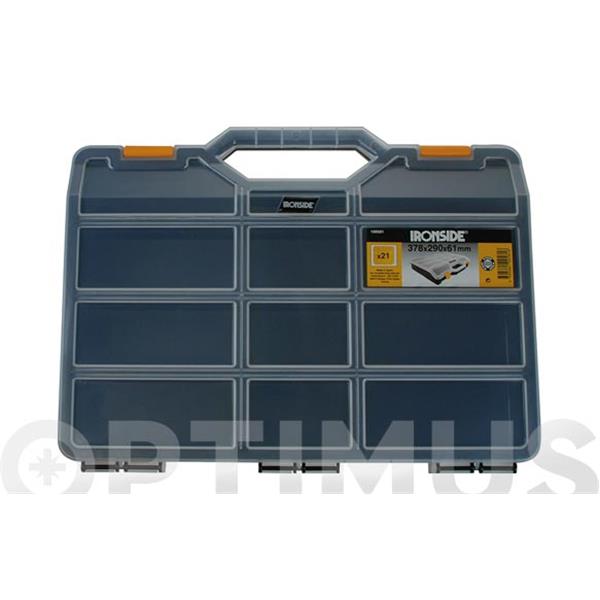 IRONSIDE ESTUCHE 21 SEPARADORES MOVILES 378 X 290 X 61 MM.
