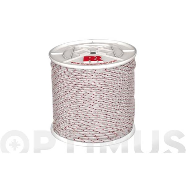CUERDA POLIESTER ARRANQUE MOTORES 4 MM 100 MT BLANCO
