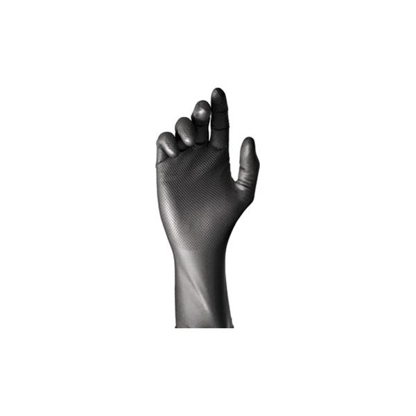 GUANTE GRIPAZ NITRILO NEGRO AMBIDIESTRO TALLA M (CAJA 50 UDS)