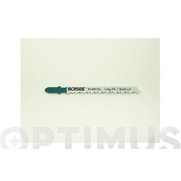 HOJA SIERRA CALAR PARA MADERA T144 DP 5 UDS RECTO GRUESO. LOGITUD 100 MM