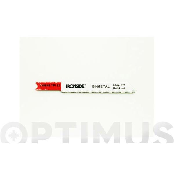 HOJA SIERRA CALAR PARA METAL U118 G 5 UDS RECTO FINO. LOGITUD 76 MM