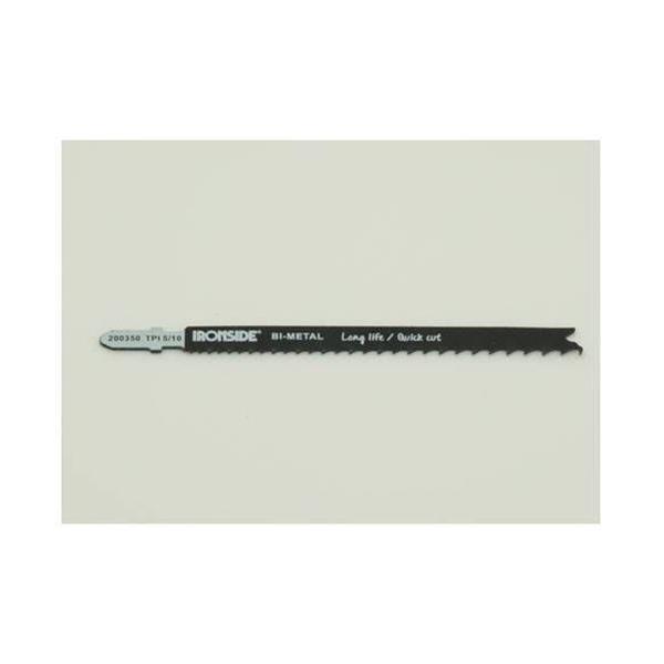 IRONSIDE HOJA SIERRA CALAR PARA MADERA Y ALU (5 UN) T345 XF RECTO GRUESO. LONGITUD 132 MM