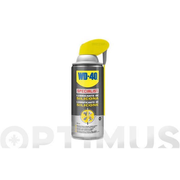 WD40 LUBRICANTE DE SILICONA SPECIALIST 400 ML. F&Oacute;RMULA EXCLUSIVA, SISTEMA APLICACI&Oacute;N DOBLE ACCI&Oacute;N