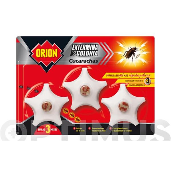 INSECTICIDA CEBO CUCARACHAS 3 UDS