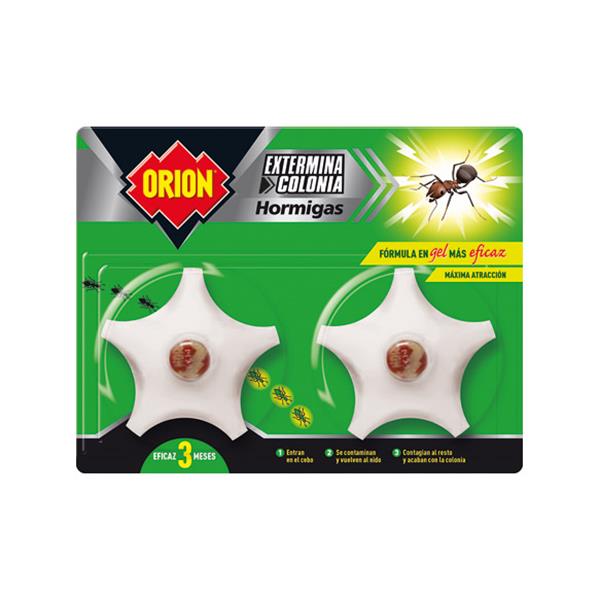 TRAMPA CEBO HORMIGAS ORION 2 UNIDADES