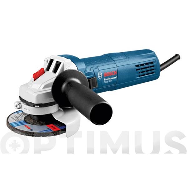 BOSCH AMOLADORA CON CABLE GWS 700W &Oslash; 115MM