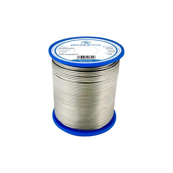 HILO DE SOLDAR BROFIL 50SN/ 50PB &Oslash; 1 MM 250 GR CON FLUX