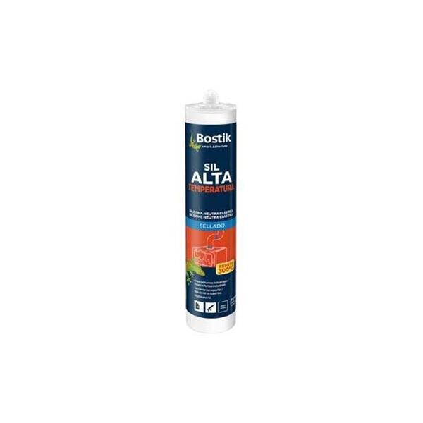 BOSTIK SILICONA ALTA TEMPERATURA 300&ordm; 280ML NEGRO