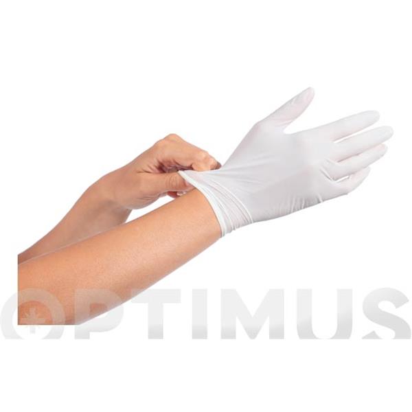 GUANTE DESECHABLE LATEX CON POLVO (100 UDS) TALLA - XG