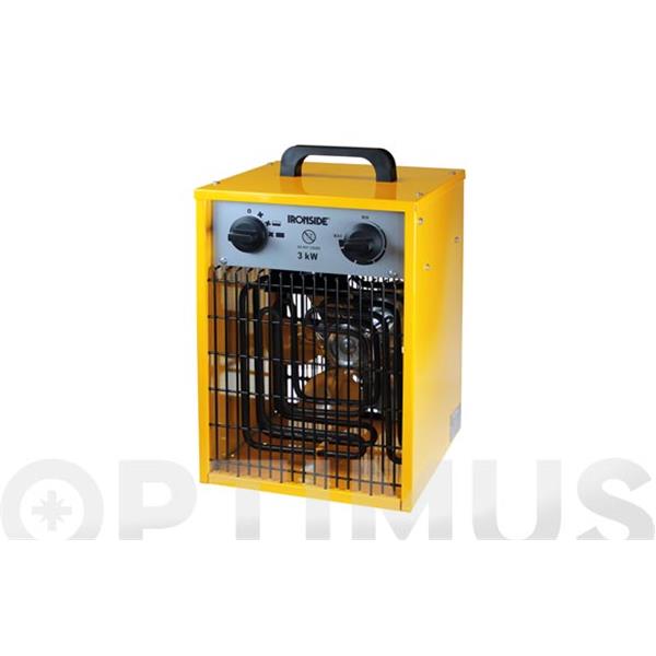 CALEFACTOR PROFESIONAL 1500/3000 W CON TERMOSTATO Y ASA DE TRANSPORTE