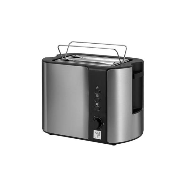 TOSTADOR DOS RANURAS CORTAS  INOX 800 W